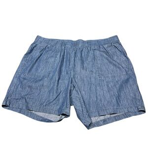 Talbots Light Blue Denim-Look Women’s Shorts